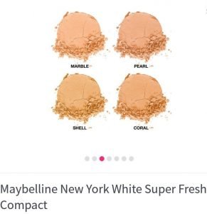 maybelline super fresh compact shades