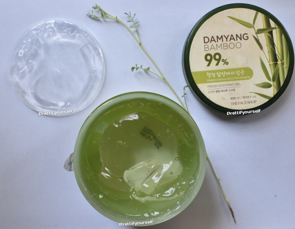 featured image of face shop bamboo gel