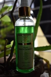 khadi mint and cucumber face spray review