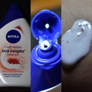my experience with nivea milk delight face wash precious saffron