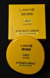 lakme sunscreen compact packaging