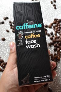 coffee infused face wash