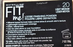 features of maybelline loose powder