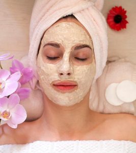 face pack with rose water