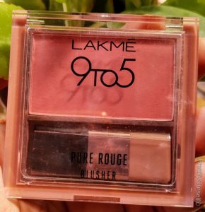featured image of lakme 9to5 pure roge matte blusher nude flush