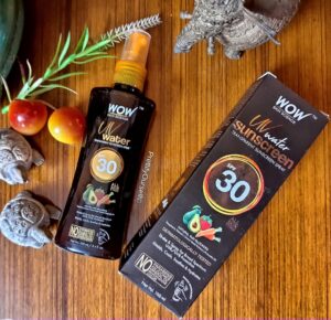 packaging of price of wow skin science sunscreen spray spf 30