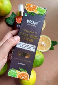 wow vitamin c mist toner packaging