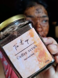 coffee scrub for face and body