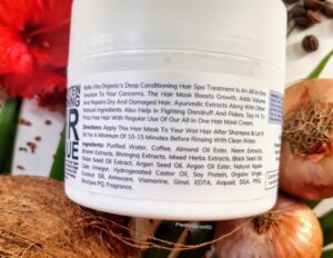 ingredients of bella vita organic deep conditioning protein hair mask