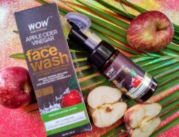 wow skin science apple cider vinegar foaming face wash review