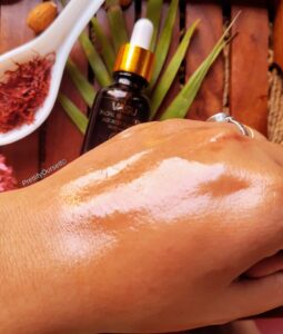 Vasu facial beauty oil with Kumkumadi Tailam oil