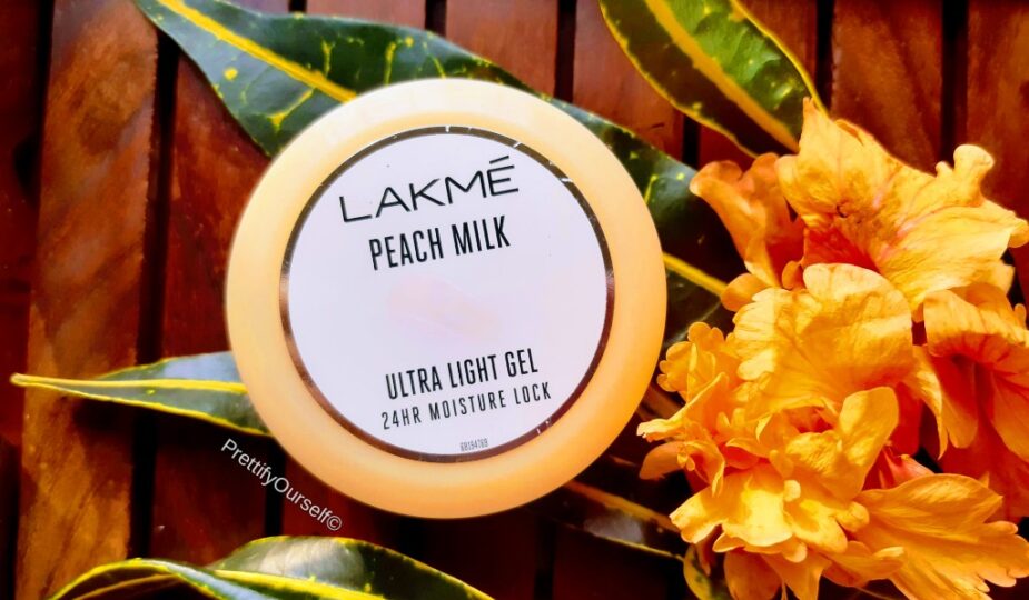 lakme peach milk ultra light gel moisturizer