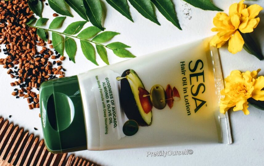 SESA Hair Oil In Lotion Review I One Of The Best Hair oil Replacement Cream  For Dry Damaged Frizzy Hair I 1 Product Many Uses