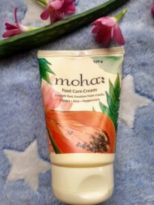 packaging of price of moha foot care cream